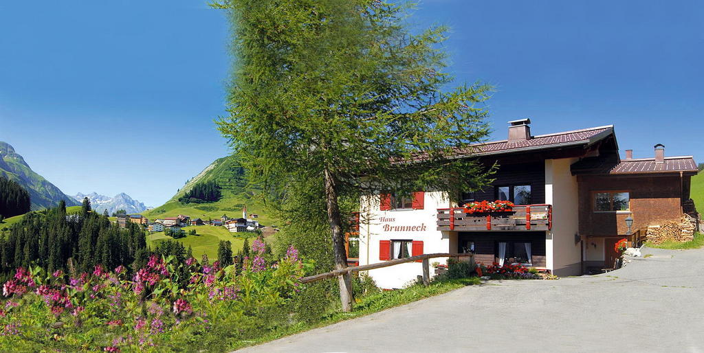 Appartement Haus Brunneck à Warth  Extérieur photo